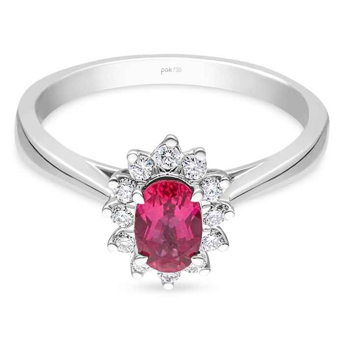Diamond Ring Fuchsia